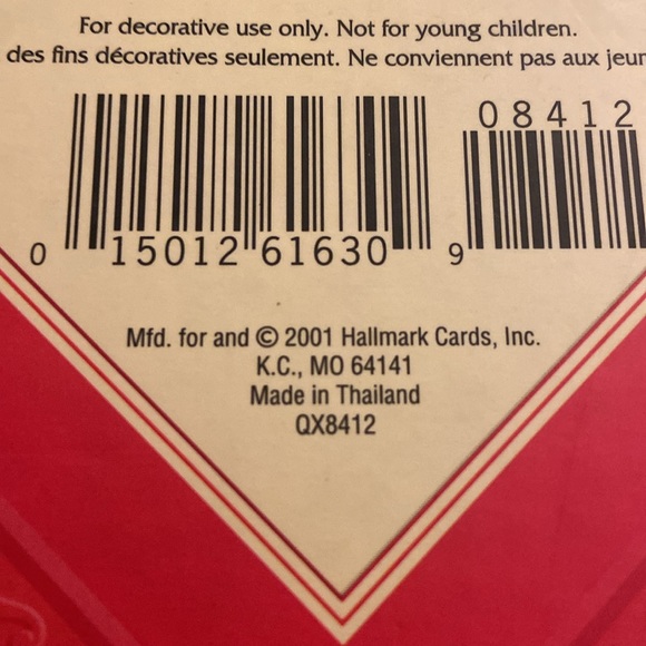 🎄Our Christmas together 2001 Hallmark box ornaments NIB 🎄 - Picture 3 of 13